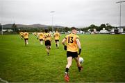 27 August 2023; Conor O'Donnell of St Eunan's runs out before the Donegal County Senior Club Football Championship match between Naomh Conaill and St Eunan's at Davy Brennan Memorial Park in Gortnamucklagh, Donegal. Photo by Ramsey Cardy/Sportsfile