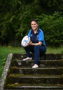 28 August 2023; Head coach Tania Rosser poses for a portrait after a Leinster rugby women's media conference at Leinster HQ in Dublin. Photo by David Fitzgerald/Sportsfile