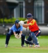 29 August 2023; Lara Maritz of Scorchers during the Evoke Super 50 Cup match between Scorchers and Typhoons at Railway Union Cricket Club in Dublin. Photo by Tyler Miller/Sportsfile