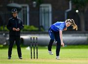 29 August 2023; Georgina Dempsey of Typhoons during the Evoke Super 50 Cup match between Scorchers and Typhoons at Railway Union Cricket Club in Dublin. Photo by Tyler Miller/Sportsfile