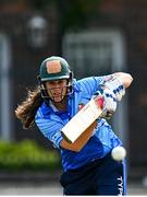 29 August 2023; Georgia Atkinson of Typhoons during the Evoke Super 50 Cup match between Scorchers and Typhoons at Railway Union Cricket Club in Dublin. Photo by Tyler Miller/Sportsfile