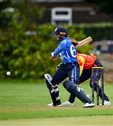 29 August 2023; Sarah Forbes of Typhoons during the Evoke Super 50 Cup match between Scorchers and Typhoons at Railway Union Cricket Club in Dublin. Photo by Tyler Miller/Sportsfile
