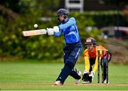 29 August 2023; Robyn Searle of Typhoons during the Evoke Super 50 Cup match between Scorchers and Typhoons at Railway Union Cricket Club in Dublin. Photo by Tyler Miller/Sportsfile