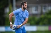 29 August 2023; Jason Jenkins during a Leinster rugby open training session at Clontarf RFC in Dublin. Photo by David Fitzgerald/Sportsfile