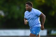 29 August 2023; Temi Lasisi during a Leinster rugby open training session at Clontarf RFC in Dublin. Photo by David Fitzgerald/Sportsfile
