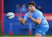 29 August 2023; Thomas Clarkson during a Leinster rugby open training session at Clontarf RFC in Dublin. Photo by David Fitzgerald/Sportsfile