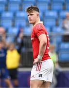 30 August 2023; James O’Leary of Munster during the U18 Schools Interprovincial Championship match between Leinster and Munster at Energia Park in Dublin. Photo by Harry Murphy/Sportsfile