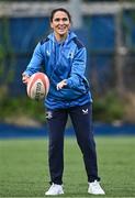 30 August 2023; Head coach Tania Rosser during a Leinster rugby women's squad training session at Energia Park in Dublin. Photo by Harry Murphy/Sportsfile