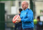 30 August 2023; Scrum and defence coach Niall Kane during a Leinster rugby women's squad training session at Energia Park in Dublin. Photo by Harry Murphy/Sportsfile