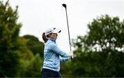 31 August 2023; Leona Maguire of Ireland on the 12th hole during day one of the KPMG Women's Irish Open Golf Championship at Dromoland Castle in Clare. Photo by Eóin Noonan/Sportsfile