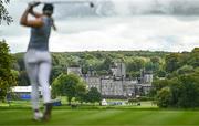 31 August 2023; Casandra Alexander of South Africa watches her tee shot on the seventh hole during day one of the KPMG Women's Irish Open Golf Championship at Dromoland Castle in Clare. Photo by Eóin Noonan/Sportsfile