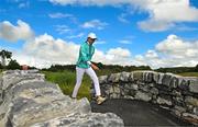 31 August 2023; Olivia Costello of Ireland walks to the 12th tee box during day one of the KPMG Women's Irish Open Golf Championship at Dromoland Castle in Clare. Photo by Eóin Noonan/Sportsfile