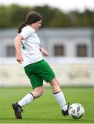 27 August 2023; Sharon Tansey of Cabinteely during the Sports Direct Women’s FAI Cup first round match between Cabinteely and Bohemians at Carlisle Grounds in Bray, Wicklow. Photo by Stephen McCarthy/Sportsfile