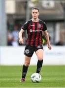 27 August 2023; Kira Bates Crosbie of Bohemians during the Sports Direct Women’s FAI Cup first round match between Cabinteely and Bohemians at Carlisle Grounds in Bray, Wicklow. Photo by Stephen McCarthy/Sportsfile