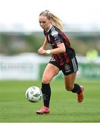 27 August 2023; Katie Burdis of Bohemians during the Sports Direct Women’s FAI Cup first round match between Cabinteely and Bohemians at Carlisle Grounds in Bray, Wicklow. Photo by Stephen McCarthy/Sportsfile