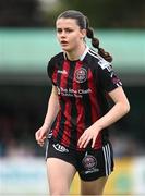 27 August 2023; Kira Bates Crosbie of Bohemians during the Sports Direct Women’s FAI Cup first round match between Cabinteely and Bohemians at Carlisle Grounds in Bray, Wicklow. Photo by Stephen McCarthy/Sportsfile