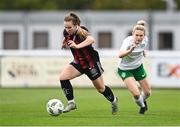 27 August 2023; Rachel McGrath of Bohemians during the Sports Direct Women’s FAI Cup first round match between Cabinteely and Bohemians at Carlisle Grounds in Bray, Wicklow. Photo by Stephen McCarthy/Sportsfile