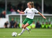 27 August 2023; Claire Marie O'Reilly of Cabinteely during the Sports Direct Women’s FAI Cup first round match between Cabinteely and Bohemians at Carlisle Grounds in Bray, Wicklow. Photo by Stephen McCarthy/Sportsfile