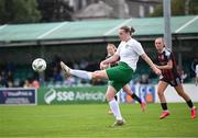 27 August 2023; Chelsee Snell of Cabinteely during the Sports Direct Women’s FAI Cup first round match between Cabinteely and Bohemians at Carlisle Grounds in Bray, Wicklow. Photo by Stephen McCarthy/Sportsfile