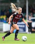 27 August 2023; Fiona Donnelly of Bohemians during the Sports Direct Women’s FAI Cup first round match between Cabinteely and Bohemians at Carlisle Grounds in Bray, Wicklow. Photo by Stephen McCarthy/Sportsfile