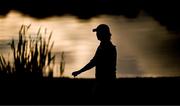 1 September 2023; Áine Donegan of Ireland walks up the 18th fairway during day two of the KPMG Women's Irish Open Golf Championship at Dromoland Castle in Clare. Photo by Eóin Noonan/Sportsfile