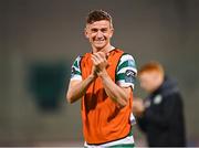 1 September 2023; Ronan Finn of Shamrock Rovers celebrates after his side's victory in the SSE Airtricity Men's Premier Division match between Shamrock Rovers and Bohemians at Tallaght Stadium in Dublin. Photo by Tyler Miller/Sportsfile