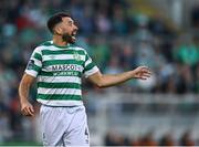 1 September 2023; Roberto Lopes of Shamrock Rovers during the SSE Airtricity Men's Premier Division match between Shamrock Rovers and Bohemians at Tallaght Stadium in Dublin. Photo by Tyler Miller/Sportsfile