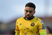 1 September 2023; Jake Mulraney of St Patrick's Athletic during the SSE Airtricity Men's Premier Division match between Shelbourne and St Patrick's Athletic at Tolka Park in Dublin. Photo by Seb Daly/Sportsfile