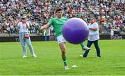 2 September 2023; Jimmy O’Brien during a light workout at the Ireland rugby open training session at Stade Vallée du Cher in Tours, France. Photo by Brendan Moran/Sportsfile