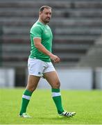 2 September 2023; Rob Herring during an Ireland rugby open training session at Stade Vallée du Cher in Tours, France. Photo by Brendan Moran/Sportsfile