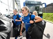 2 September 2023; Anna Doyle of Leinster arrives before the Vodafone Women’s Interprovincial Championship final between Munster and Leinster at Musgrave Park in Cork. Photo by Eóin Noonan/Sportsfile