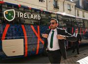 2 September 2023; Jack Conan during the Ireland Rugby World Cup 2023 welcome ceremony at Le Grand Théâtre de Tours in France. Photo by Brendan Moran/Sportsfile