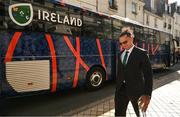 2 September 2023; James Lowe arrives for the Ireland Rugby World Cup 2023 welcome ceremony at Le Grand Théâtre de Tours in France. Photo by Brendan Moran/Sportsfile