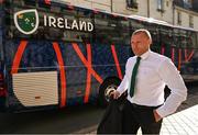 2 September 2023; Keith Earls arrives for the Ireland Rugby World Cup 2023 welcome ceremony at Le Grand Théâtre de Tours in France. Photo by Brendan Moran/Sportsfile