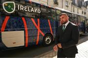 2 September 2023; Ronan Kelleher arrives for the Ireland Rugby World Cup 2023 welcome ceremony at Le Grand Théâtre de Tours in France. Photo by Brendan Moran/Sportsfile