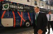 2 September 2023; Josh van der Flier arrives for the Ireland Rugby World Cup 2023 welcome ceremony at Le Grand Théâtre de Tours in France. Photo by Brendan Moran/Sportsfile