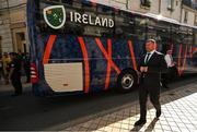 2 September 2023; Dave Kilcoyne arrives for the Ireland Rugby World Cup 2023 welcome ceremony at Le Grand Théâtre de Tours in France. Photo by Brendan Moran/Sportsfile