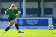 2 September 2023; Freya Healy of Peamount United during the SSE Airtricity Women's Premier Division match between DLR Waves and Peamount United at Whitehall Stadium in Dublin. Photo by Tyler Miller/Sportsfile