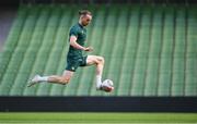 5 September 2023; Will Keane during a Republic of Ireland training session at the Aviva Stadium in Dublin. Photo by Stephen McCarthy/Sportsfile