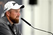 5 September 2023; Shane Lowry of Ireland during a media conference in advance of the Horizon Irish Open Golf Championship at The K Club in Straffan, Kildare. Photo by Eóin Noonan/Sportsfile