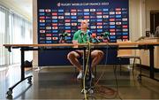 5 September 2023; Forwards coach Paul O'Connell during an Ireland rugby media conference at Tours Town Hall in Tours, France. Photo by Brendan Moran/Sportsfile