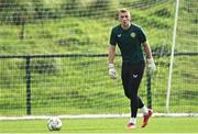 5 September 2023; Owen Mason during a Republic of Ireland U21 training session at the FAI National Training Centre in Abbotstown, Dublin. Photo by Harry Murphy/Sportsfile