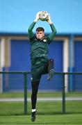 5 September 2023; Josh Keeley during a Republic of Ireland U21 training session at the FAI National Training Centre in Abbotstown, Dublin. Photo by Harry Murphy/Sportsfile
