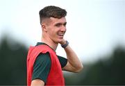 5 September 2023; Johnny Kenny during a Republic of Ireland U21 training session at the FAI National Training Centre in Abbotstown, Dublin. Photo by Harry Murphy/Sportsfile