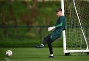 5 September 2023; Josh Keeley during a Republic of Ireland U21 training session at the FAI National Training Centre in Abbotstown, Dublin. Photo by Harry Murphy/Sportsfile