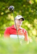 6 September 2023; Paul McGinley of Ireland watches his tee shot on the seventh hole during the Pro-Am event in advance of the Horizon Irish Open Golf Championship at The K Club in Straffan, Kildare. Photo by Eóin Noonan/Sportsfile