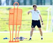 4 September 2023; Coach Keith Andrews during a Republic of Ireland training session at the FAI National Training Centre in Abbotstown, Dublin. Photo by Stephen McCarthy/Sportsfile