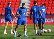 6 September 2023; Kylian Mbappé during a France training session at Parc des Princes in Paris, France. Photo by Stephen McCarthy/Sportsfile