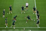 6 September 2023; Republic of Ireland players during a training session at Parc des Princes in Paris, France. Photo by Seb Daly/Sportsfile