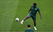 6 September 2023; Festy Ebosele during a Republic of Ireland training session at Parc des Princes in Paris, France. Photo by Seb Daly/Sportsfile